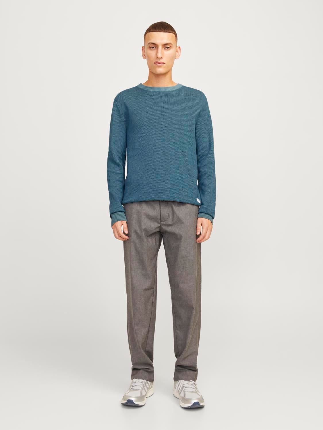 Plain Crew Neck Jumper