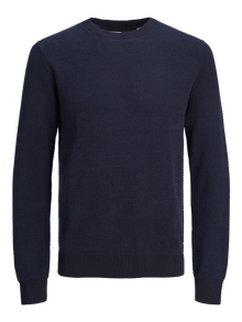 Jack & Jones Vienspalvis Megztinis -Mood Indigo - 12258139