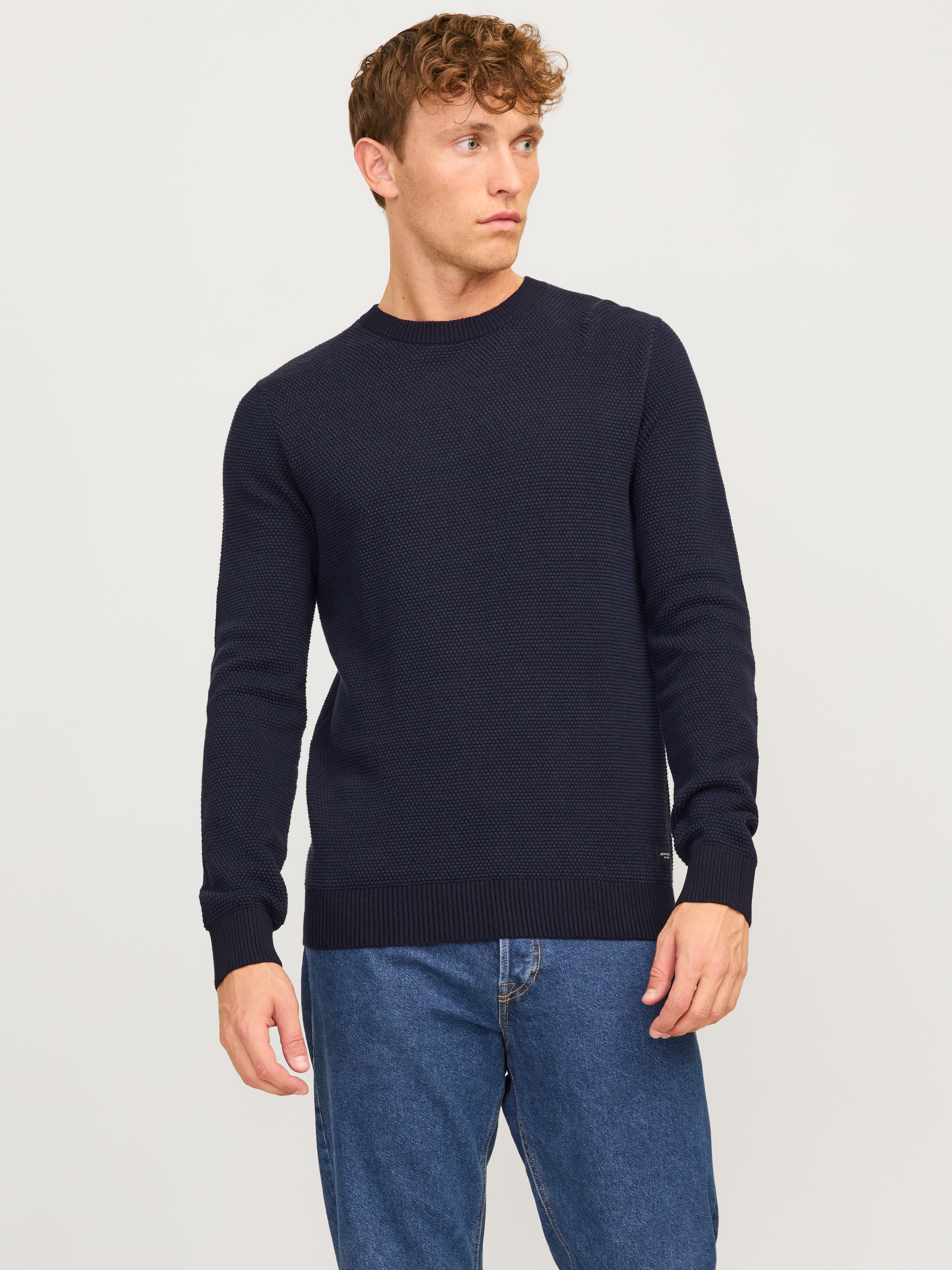 Thumbnail - Einfarbig Strickpullover