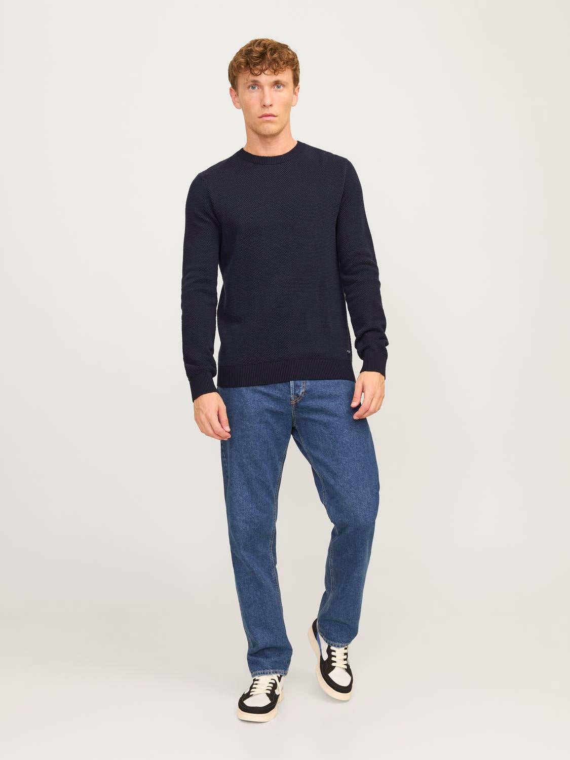 Plain Crew Neck Jumper