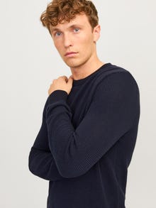 Jack & Jones Vienspalvis Megztinis -Mood Indigo - 12258139