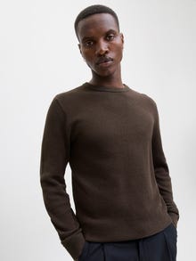 Jack & Jones Plain Knitted pullover -Delicioso - 12258139