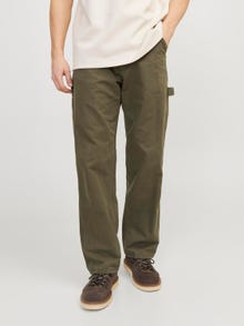 Jack & Jones Wide Leg Fit Kalhoty se 5 kapsami -Olive Night - 12258148