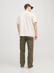 Jack & Jones Wide Leg Fit 5 Pocket trousers -Olive Night - 12258148