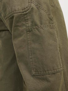 Jack & Jones Pantalon 5 poches Wide Leg Fit -Olive Night - 12258148