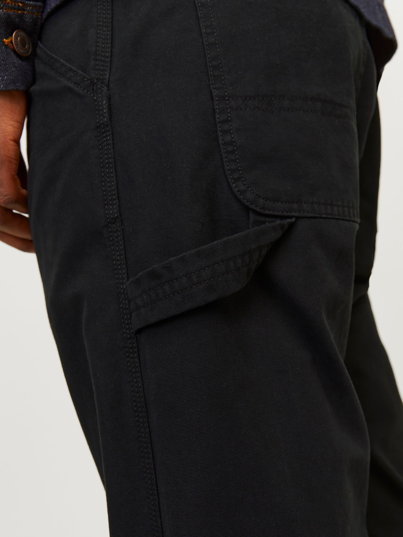 Jack & Jones Wide Leg Fit 5 taskuga püksid -Black - 12258148