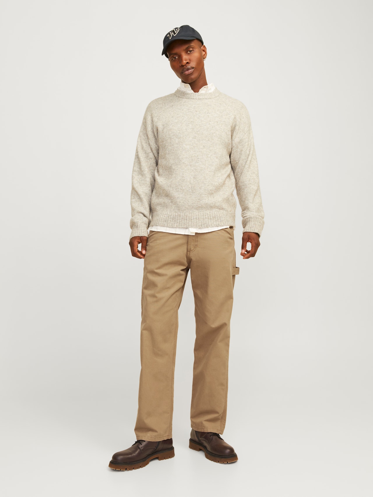 Jack & Jones Wide Leg Fit Bukser med 5 lommer -Elmwood - 12258148