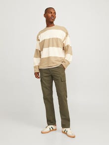 Jack & Jones Pantalon cargo Loose Fit -Olive Night - 12258150