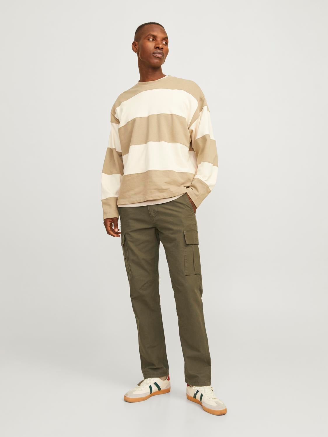 Relaxed Fit „Cargo“ stiliaus kelnės