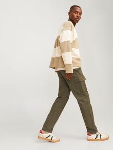 Jack & Jones Pantalon cargo Loose Fit -Olive Night - 12258150