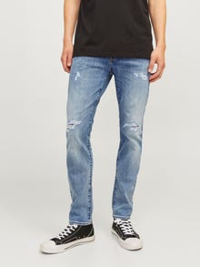 Jack & Jones JJIGLENN JJFOX 50SPS CB 043 50SPS SN Priglundantys džinsai -Blue Denim - 12258180