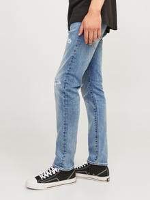 Jack & Jones JJIGLENN JJFOX 50SPS CB 043 50SPS SN Priglundantys džinsai -Blue Denim - 12258180