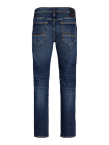 Jack & Jones JJIMIKE JJFOX CB 055 Jeans i tapered fit -Blue Denim - 12258193