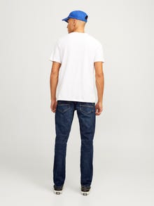 Jack & Jones JJIMIKE JJFOX CB 055 Komfortowe dopasowane dzinsy -Blue Denim - 12258193