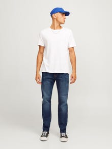 Jack & Jones JJIMIKE JJFOX CB 055 Komfortowe dopasowane dzinsy -Blue Denim - 12258193