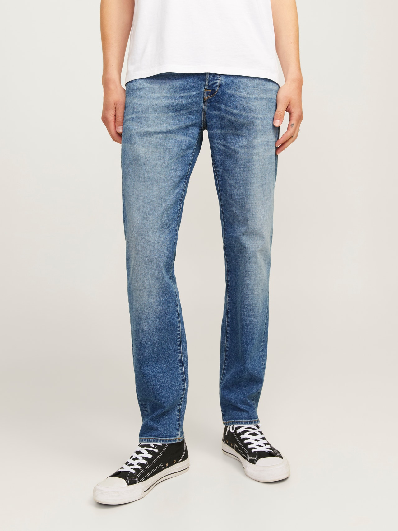 Jack & Jones JJIMIKE JJFOX CB 056 Tapered fit jeans -Blue Denim - 12258194