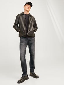 Jack & Jones JJIMIKE JJFOX CB 057 Tapered fit jeans -Black Denim - 12258195