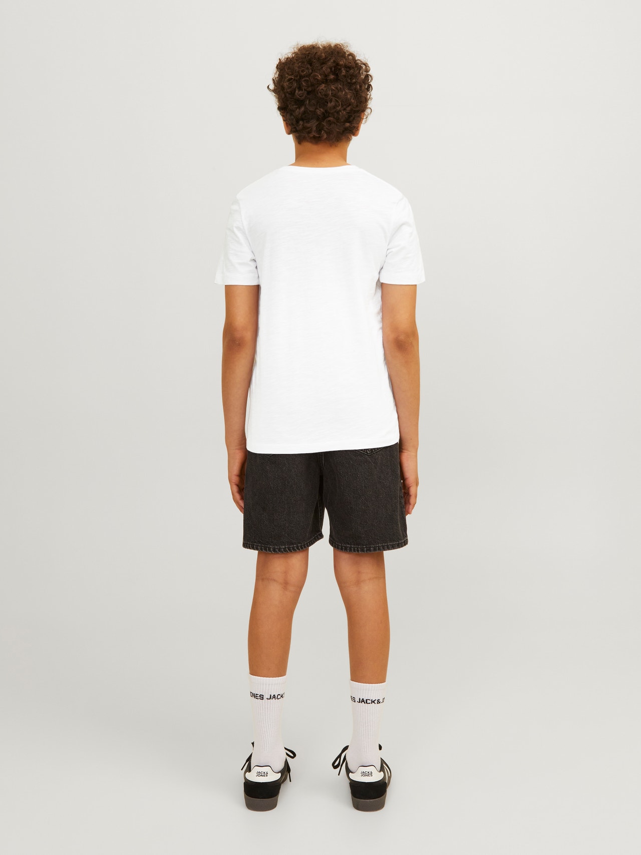Jack & Jones Printet T-shirt Til drenge -Bright White - 12258234