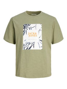 Jack & Jones T-shirt Stampato Per Bambino -Oil Green - 12258234