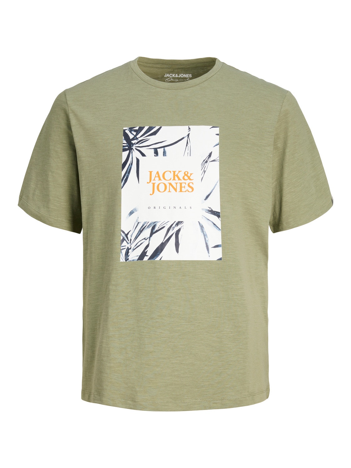 Jack & Jones Tryck T-shirt För pojkar -Oil Green - 12258234