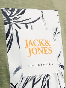 Jack & Jones Potištěný Tričko Junior -Oil Green - 12258234