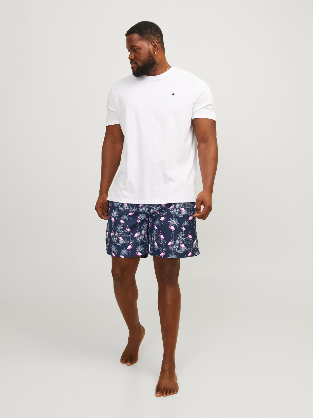 Jack & Jones Plus Size Regular Fit Regular fit swim shorts -Navy Blazer - 12258293
