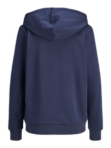 JJXX JXABBIE Hoodie med blixtlås -Naval Academy - 12258320