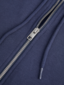 JJXX JXABBIE Hoodie med blixtlås -Naval Academy - 12258320