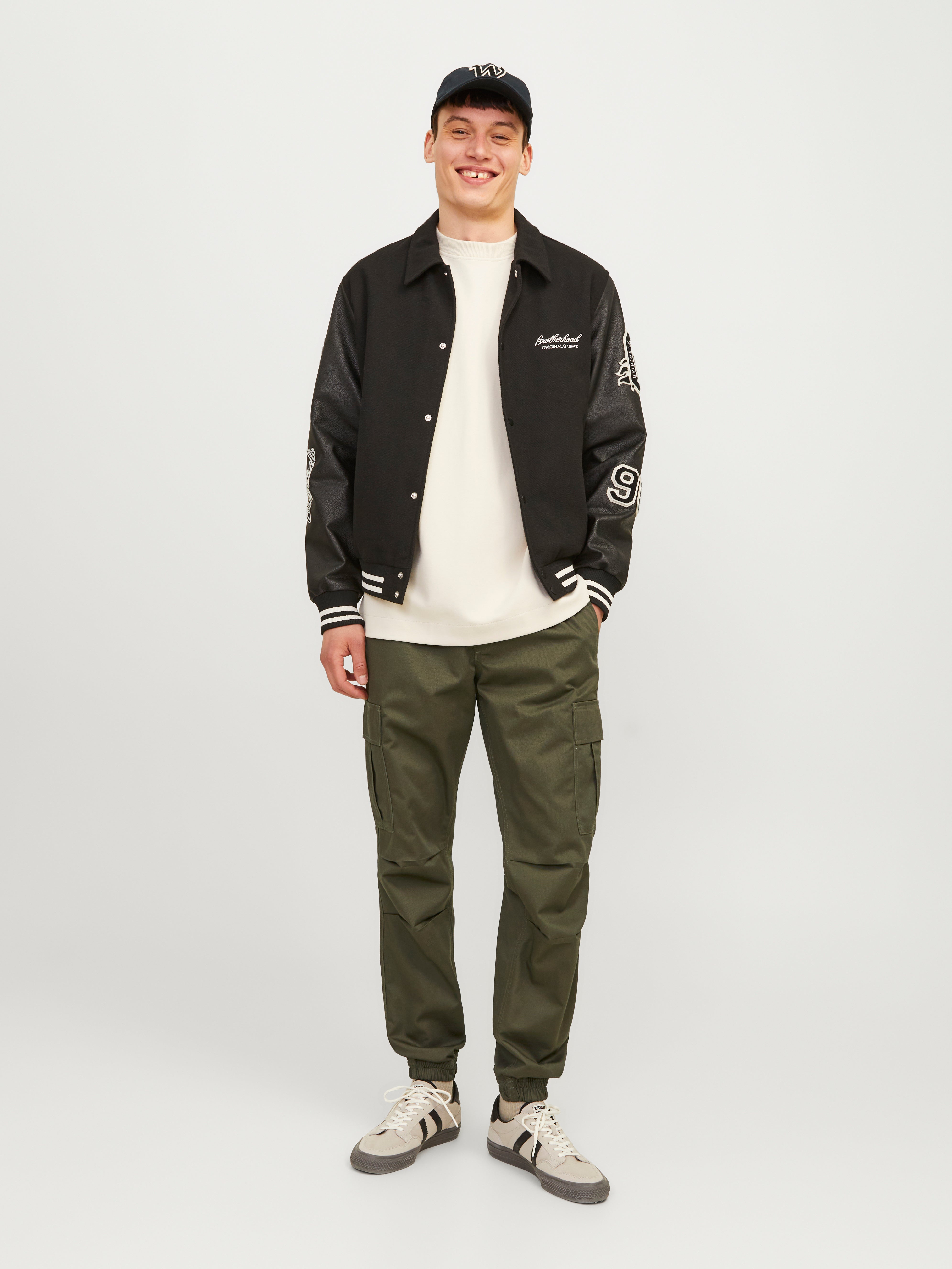 Relaxed Fit „Cargo“ stiliaus kelnės