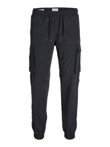 Jack & Jones Relaxed Fit Spodnie bojówki -Black - 12258337