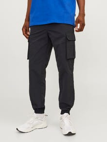 Jack & Jones Relaxed Fit Spodnie bojówki -Black - 12258337