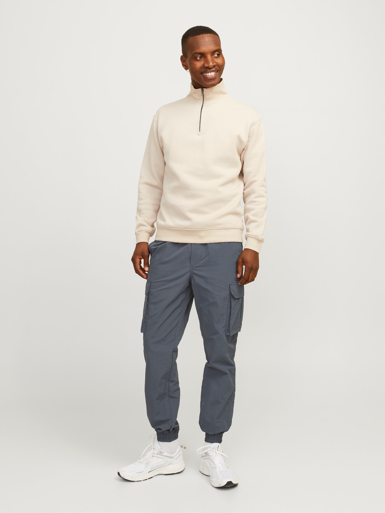 Jack & Jones Relaxed Fit Cargobyxor -India Ink - 12258337