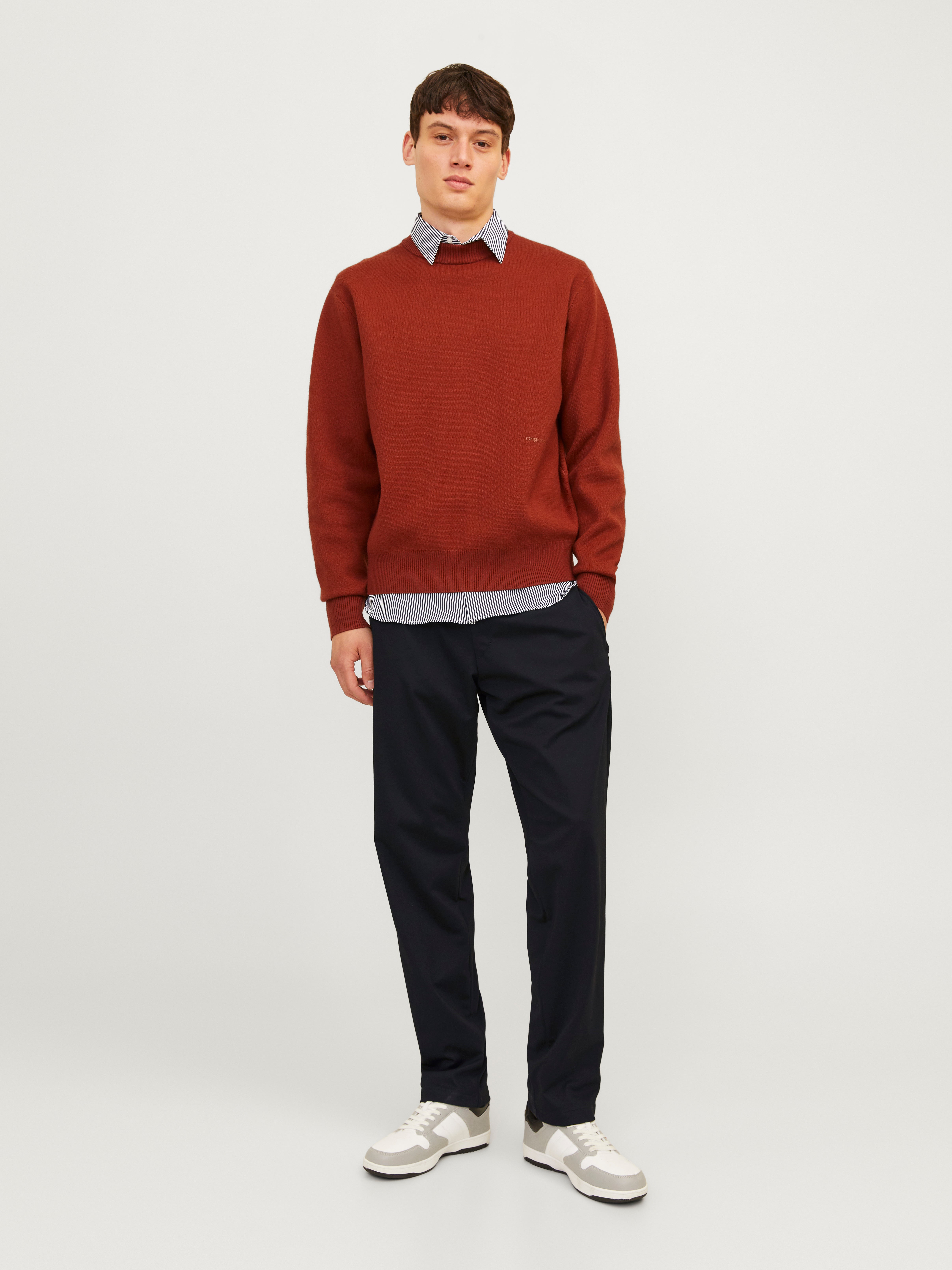 Relaxed Fit Klassische Hose | Schwarz | Jack & Jones®