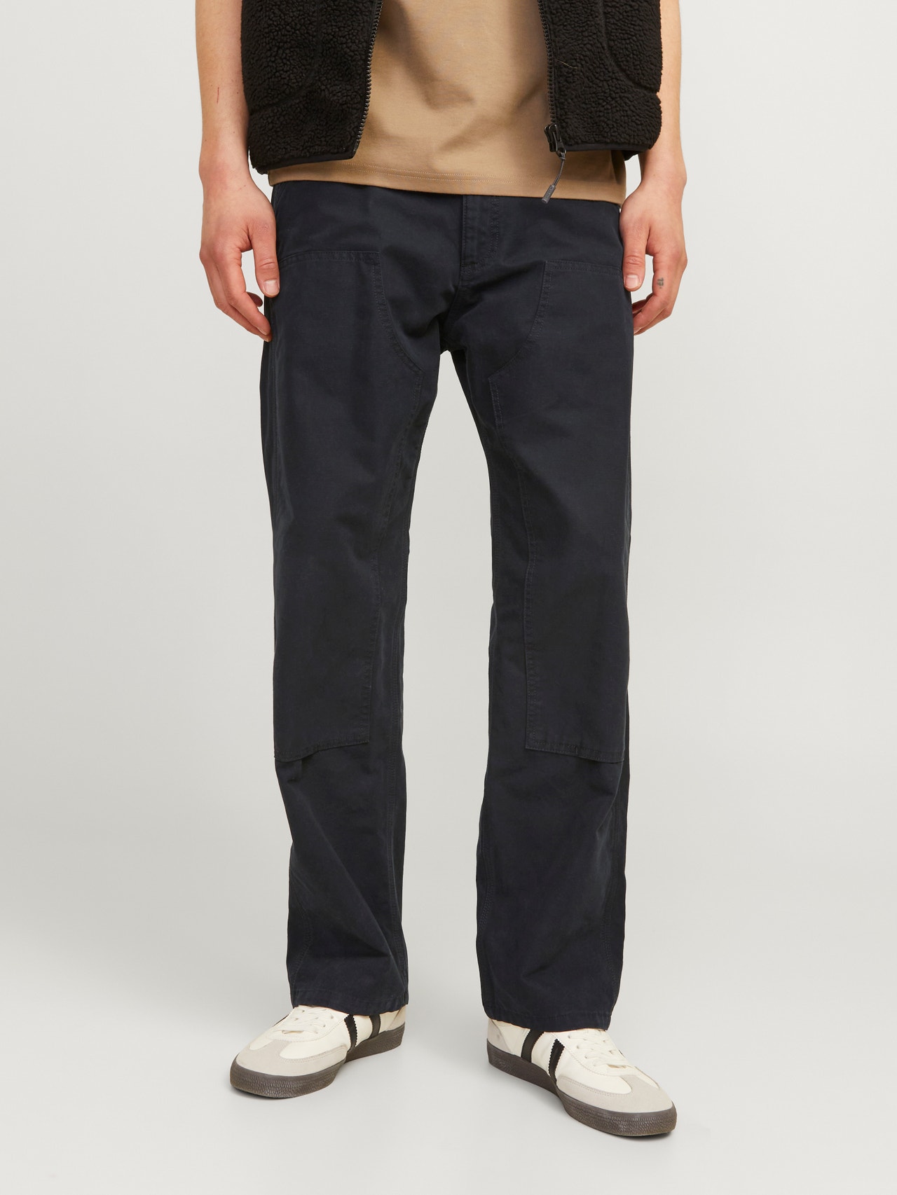 Jack & Jones Loose Fit 5 Pocket trousers -Black - 12258362