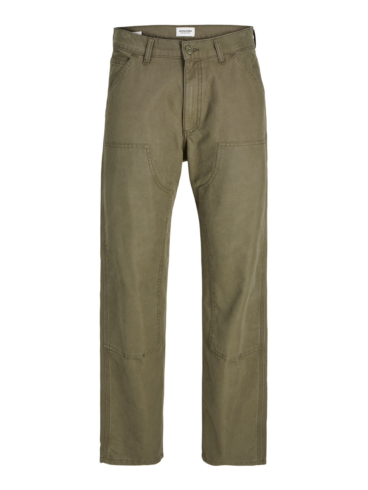 Jack & Jones Pantalon 5 poches Loose Fit -Olive Night - 12258362