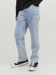Jack & Jones JJICHRIS JJPAINTER MF 491 Jeans relaxed fit Para meninos -Blue Denim - 12258378