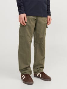 Jack & Jones Cargo kelnės Jaunimui -Olive Night - 12258383