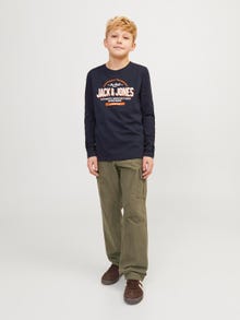 Jack & Jones Cargo trousers For boys -Olive Night - 12258383