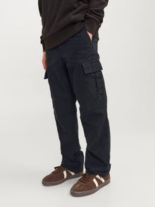 Jack & Jones Cargo kelnės Jaunimui -Black - 12258383