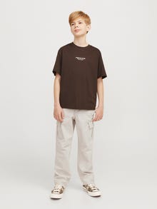 Jack & Jones Pantaloni cargo Wide Leg Fit Junior -Moonbeam - 12258383