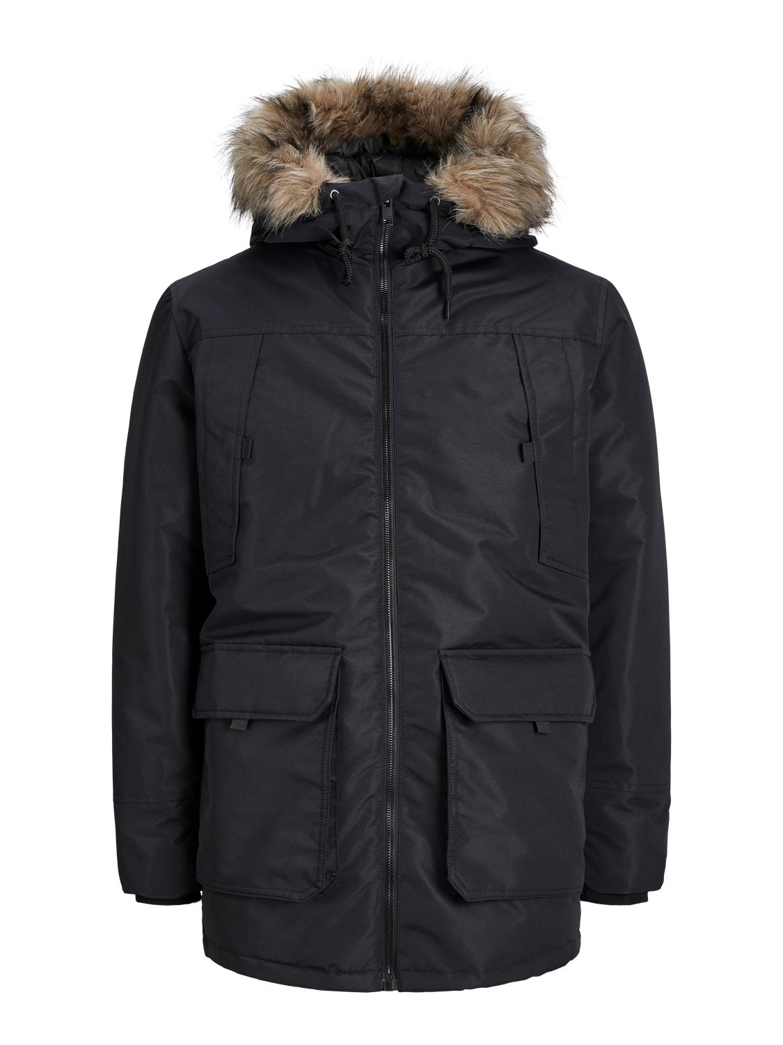 Jack and jones core fashion ernst fur hooded jacket