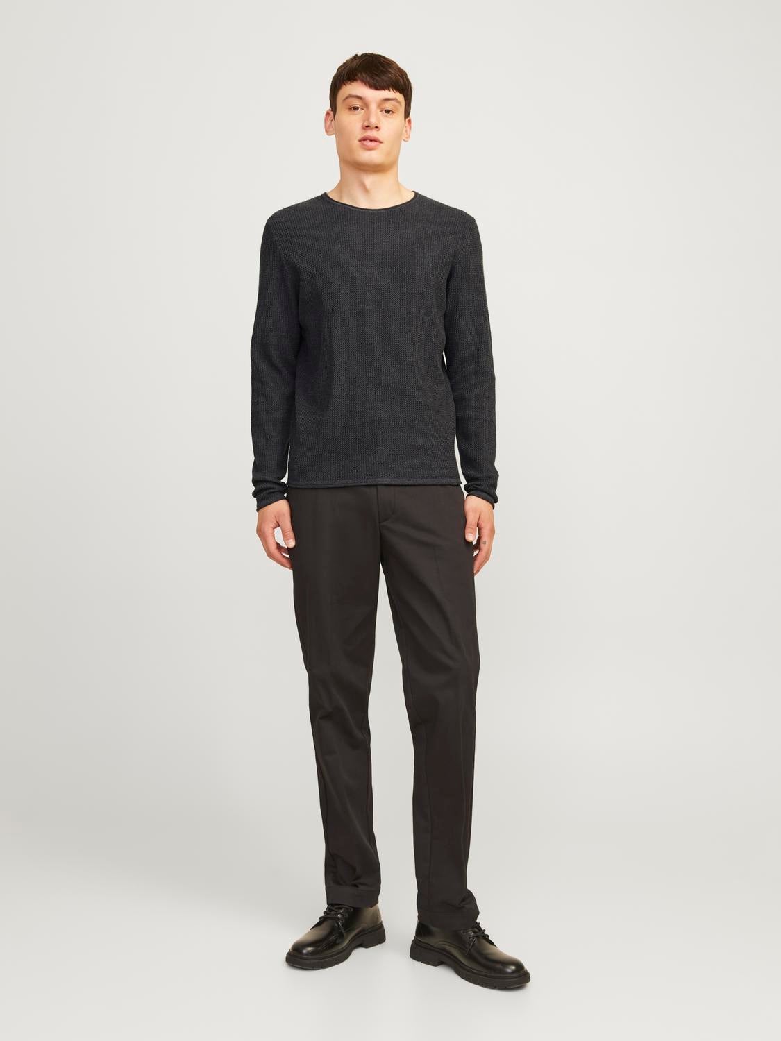 Plain Crew Neck Jumper