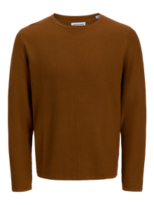 Jack & Jones Effen Gebreide pullover -Monks Robe - 12258407