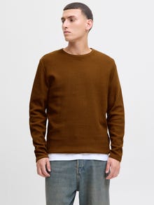Jack & Jones Effen Gebreide pullover -Monks Robe - 12258407
