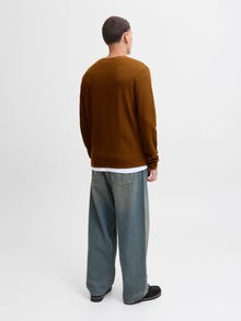 Jack & Jones Effen Gebreide pullover -Monks Robe - 12258407