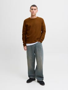 Jack & Jones Effen Gebreide pullover -Monks Robe - 12258407