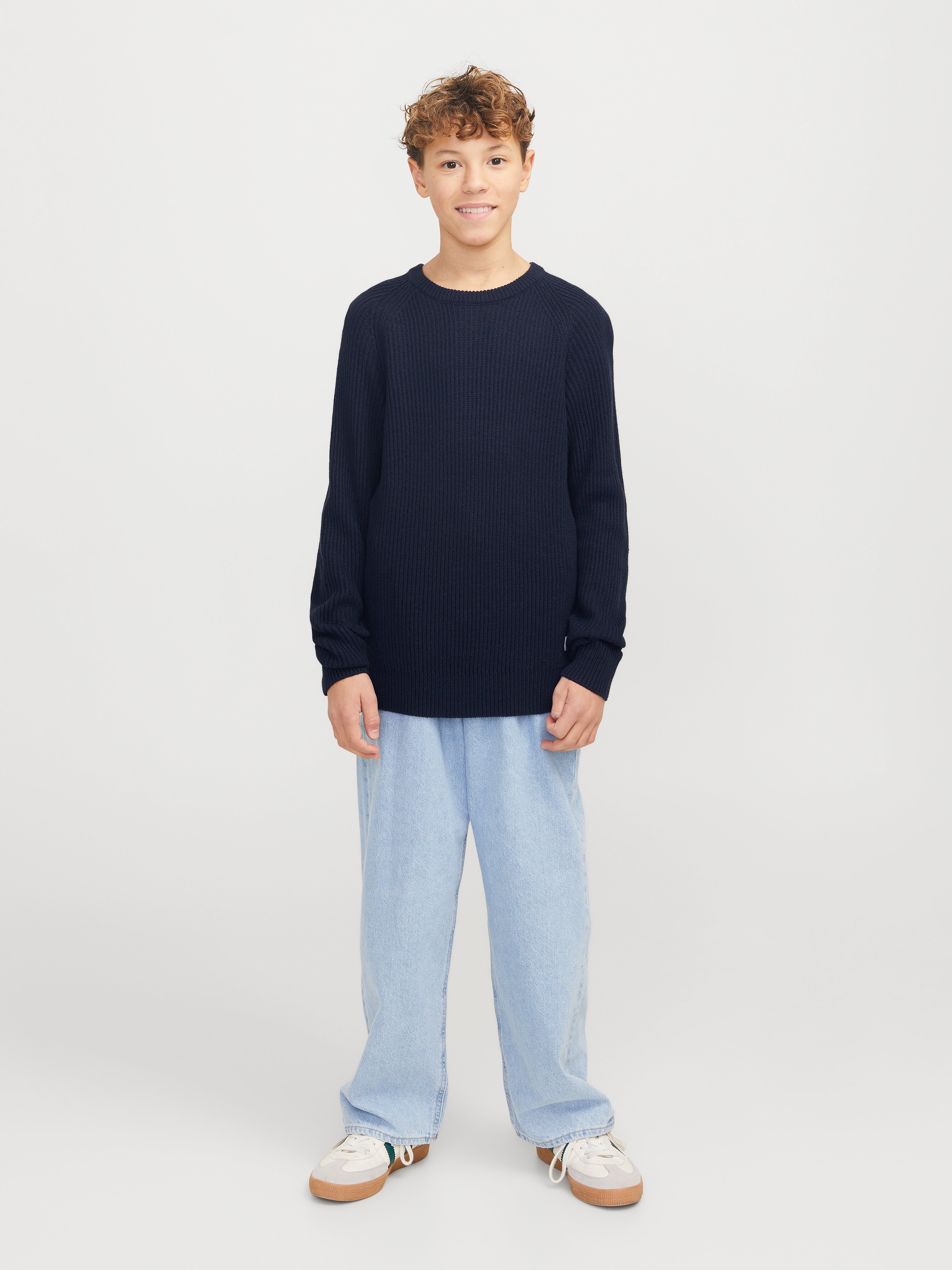 Thumbnail - Einfarbig Strickpullover