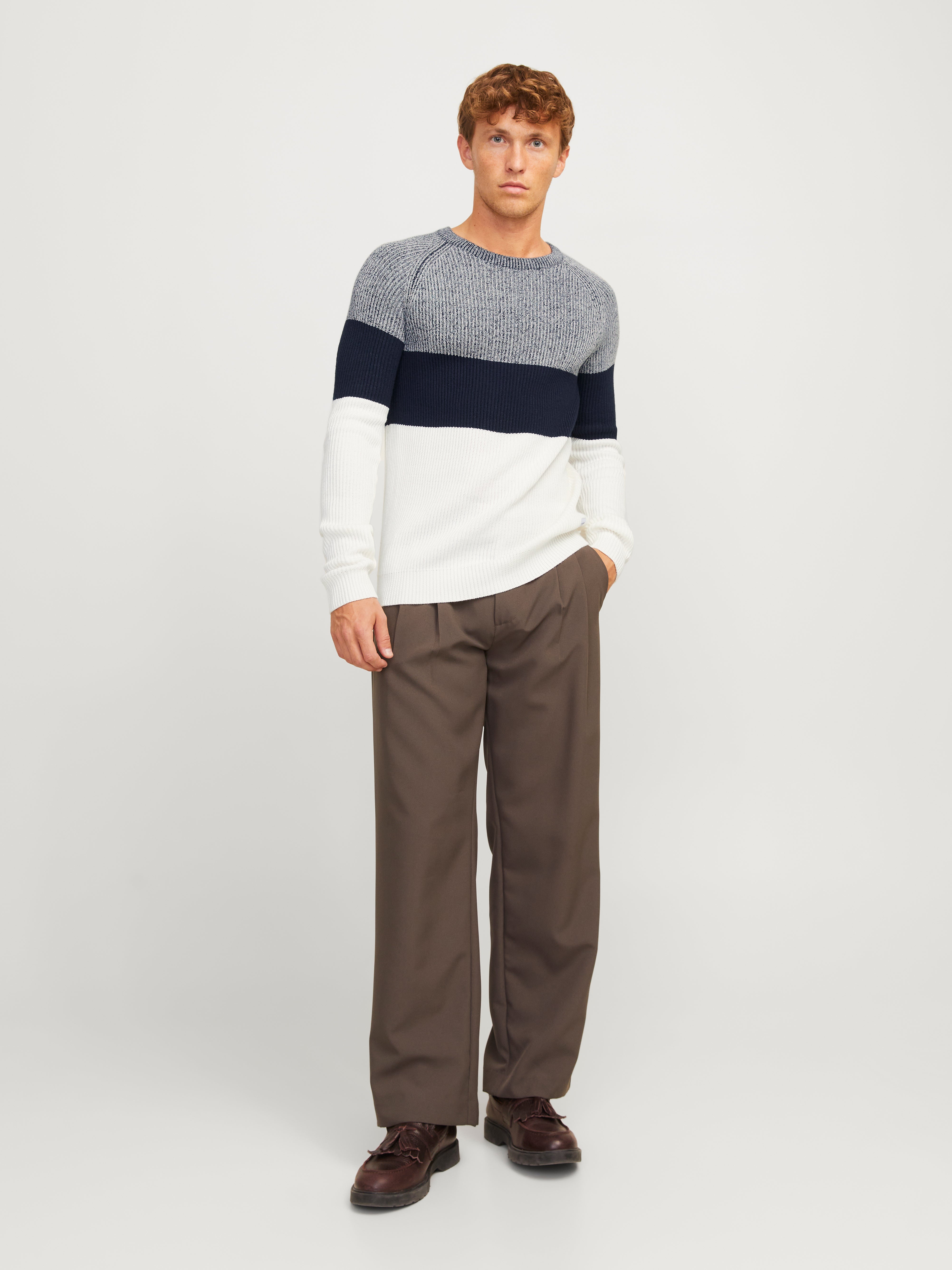 Plain Crew Neck Jumper