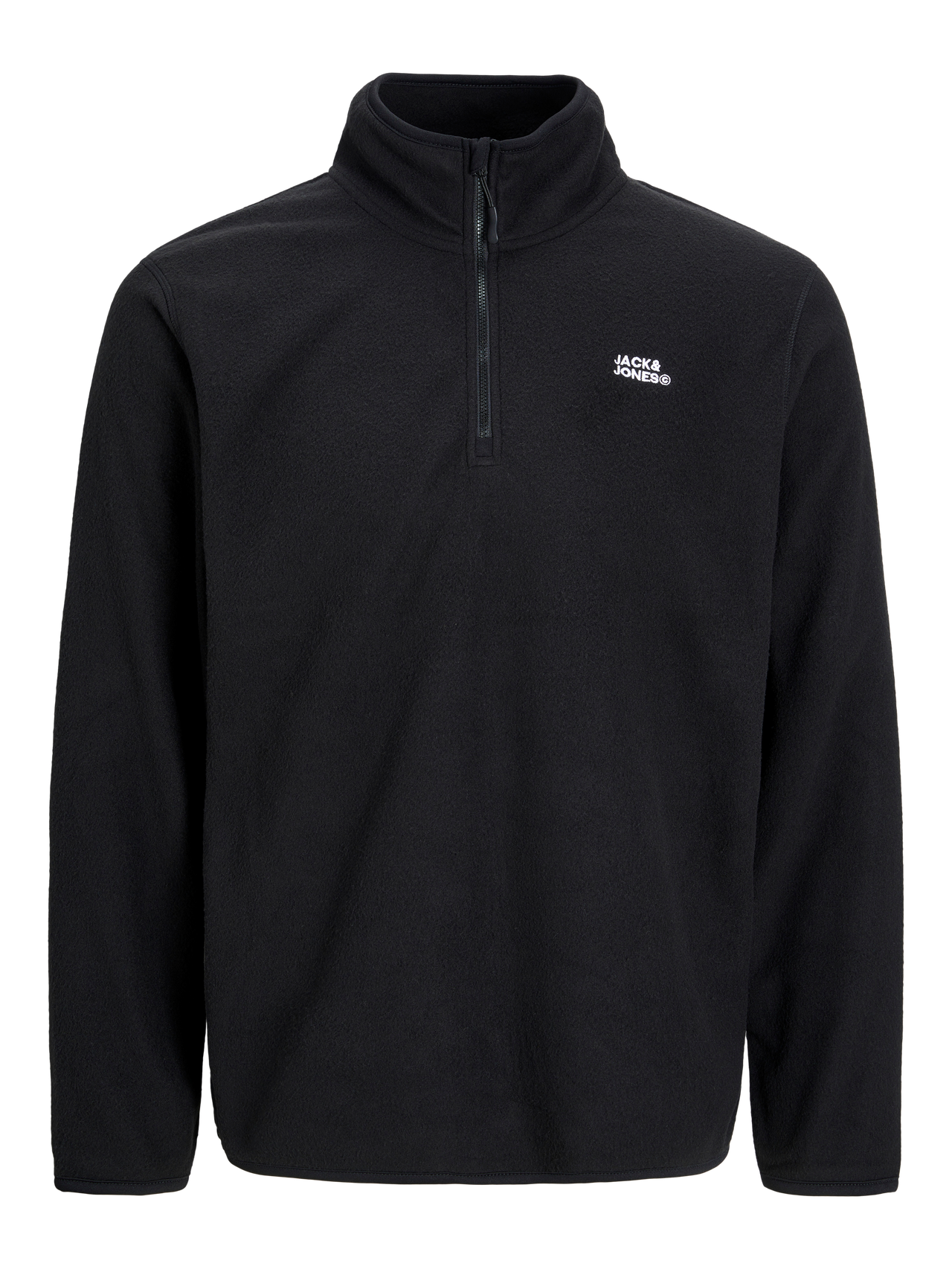 Logo Fleece Sweatshirt Schwarz Jack Jones