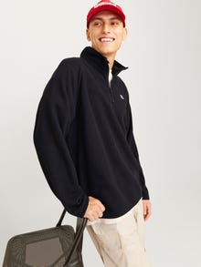 Jack & Jones Logotyp Sweatshirt i fleece -Black - 12258490
